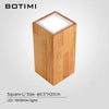 Plafonnier Spot à Led Cube en Bois -Lumiine