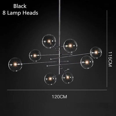 Lustre en Verre Créatif Design Post-Moderne Minimaliste Élégant - Lumiine