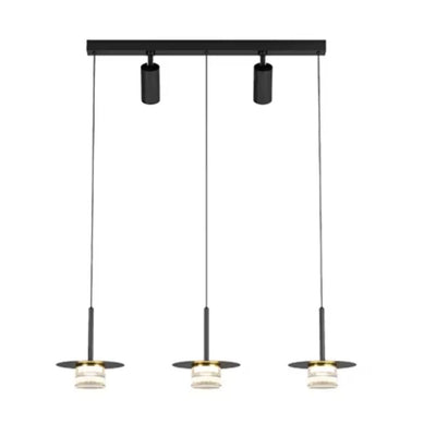 Suspension Design Led Formes Géométriques en Métal Luxury - Lumiine

