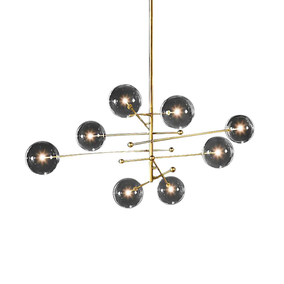 Lustre en Verre Créatif Design Post-Moderne Minimaliste Élégant - Lumiine