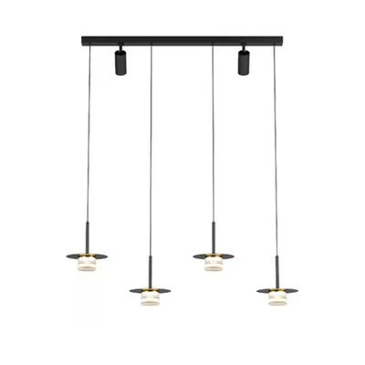 Suspension Design Led Formes Géométriques en Métal Luxury - Lumiine
