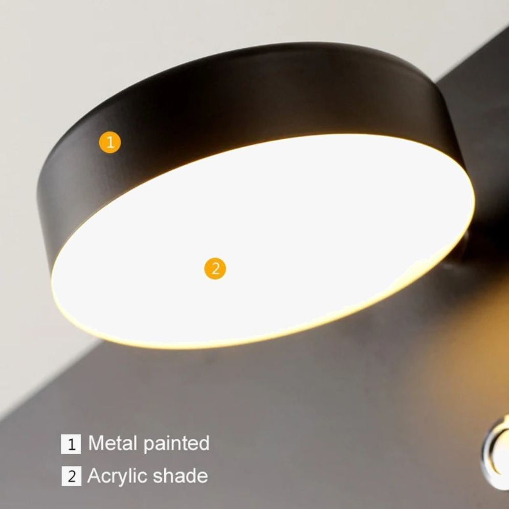 Applique murale d'intérieur haute qualité avec chargeur usb