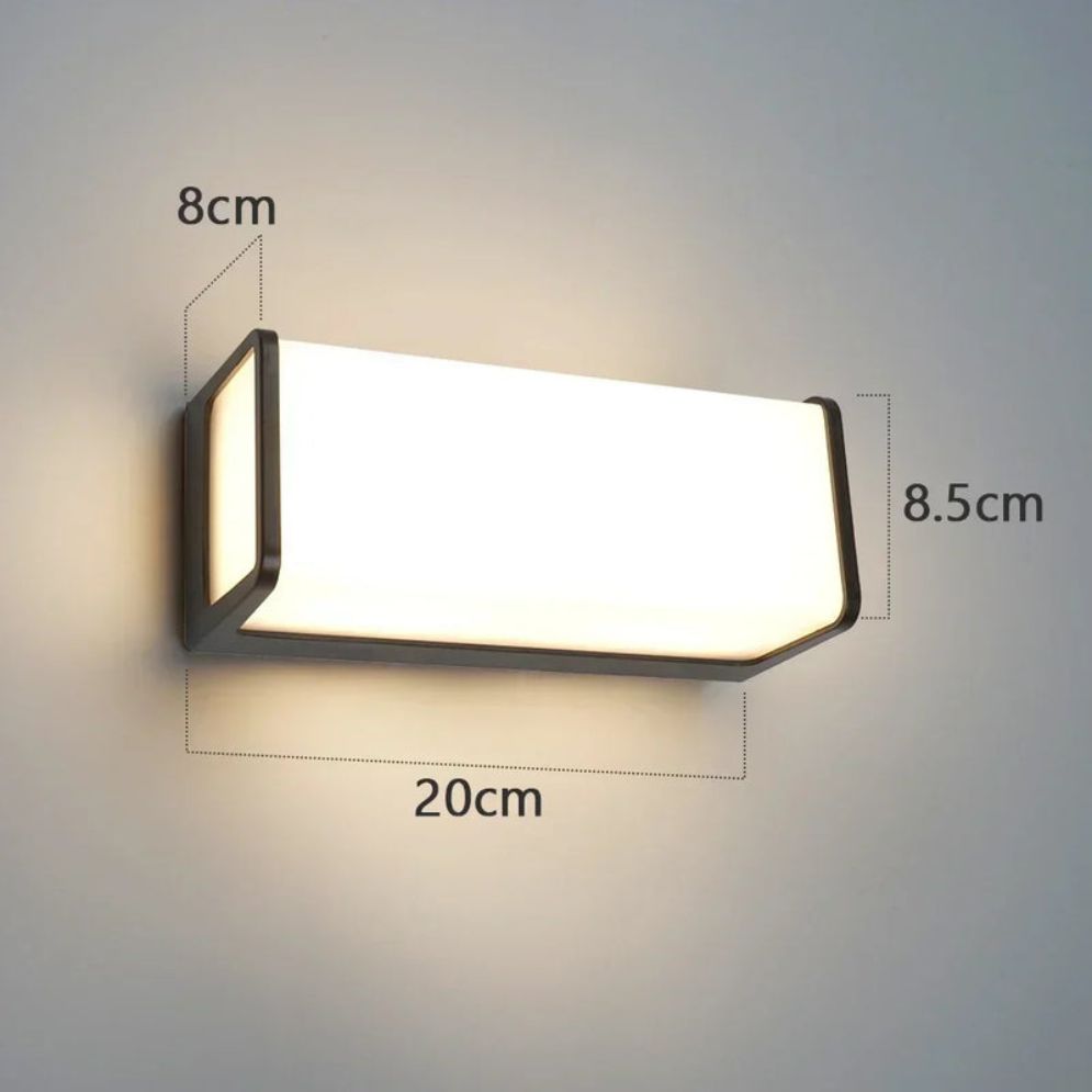 Applique Murale LED Extérieure IP65 Rectangle - Lumiine