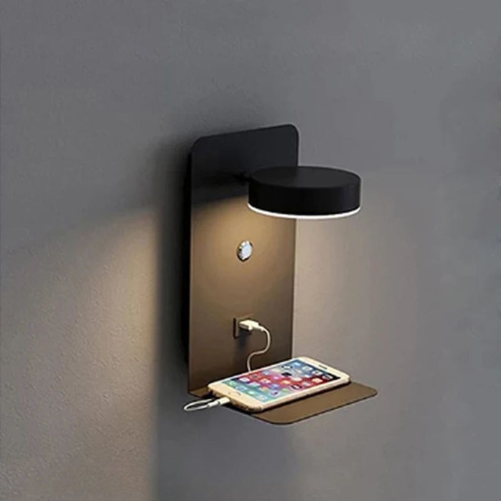Applique murale d'intérieur haute qualité avec chargeur usb