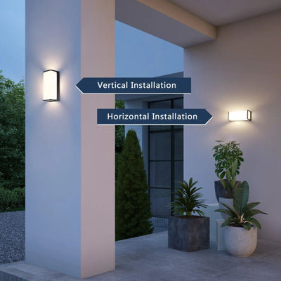 Applique Murale LED Extérieure IP65 Rectangle - Lumiine
