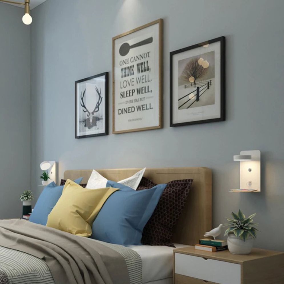 Applique murale d'intérieur haute qualité avec chargeur usb