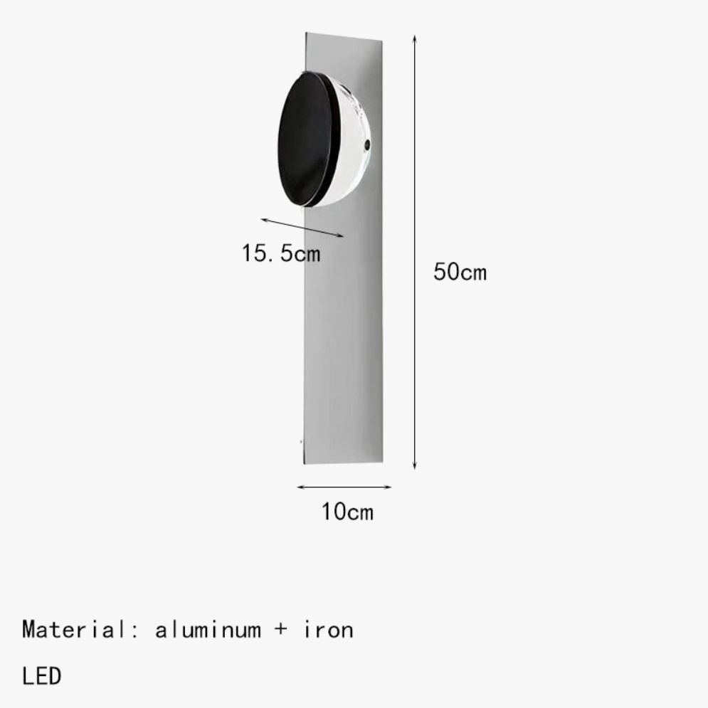 Applique Murale Moderne Acier Inoxydable