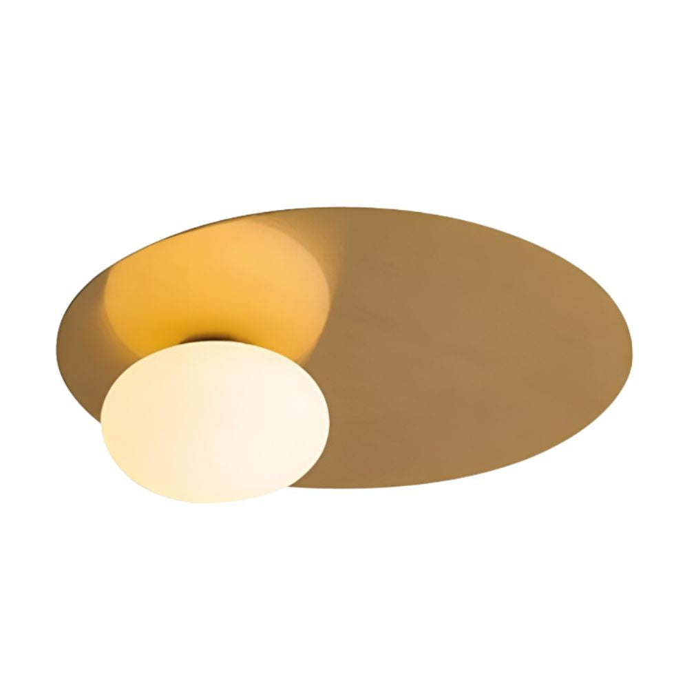 Plafonnier Moderne Led avec Globe en Verre Duna - Lumiine