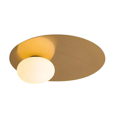 Plafonnier Moderne Led avec Globe en Verre Duna - Lumiine