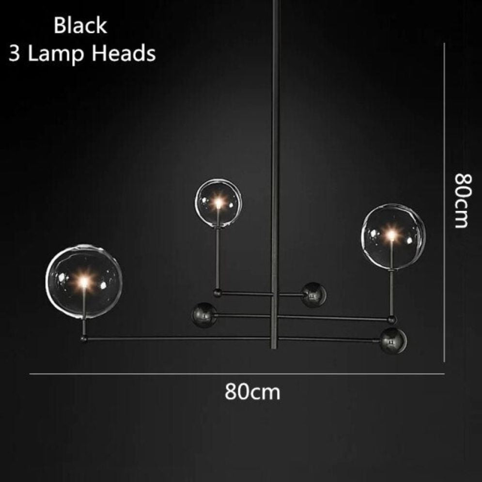 Lustre en Verre Créatif Design Post-Moderne Minimaliste Élégant - Lumiine