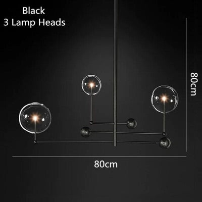 Lustre en Verre Créatif Design Post-Moderne Minimaliste Élégant - Lumiine
