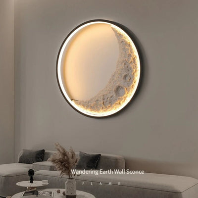 Applique Murale Moderne Led en Forme de Lune Moon - Lumiine