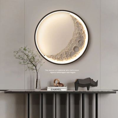 Applique Murale Moderne Led en Forme de Lune Moon - Lumiine