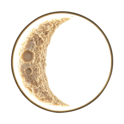Applique Murale Moderne Led en Forme de Lune Moon - Lumiine