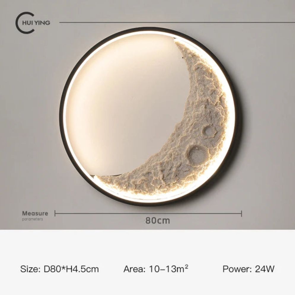 Applique Murale Moderne Led en Forme de Lune Moon