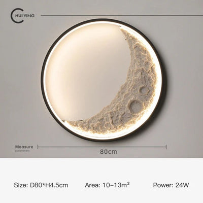 Applique Murale Moderne Led en Forme de Lune Moon