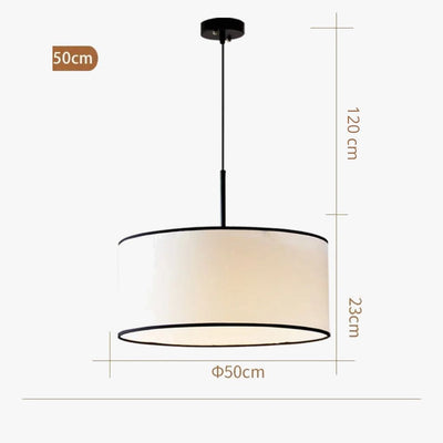 Lustre Nouveauté en Tissu Design Éclairage Maison Fil Réglable - Lumiine