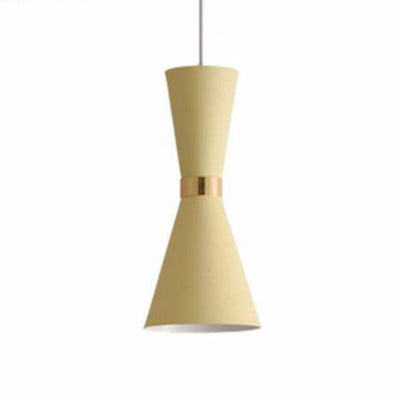 Moderne Nordique Suspension Led Lampe Double Tête Suspension - Lumiine