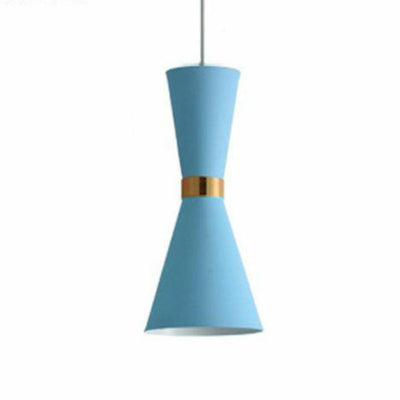 Moderne Nordique Suspension Led Lampe Double Tête Suspension - Lumiine