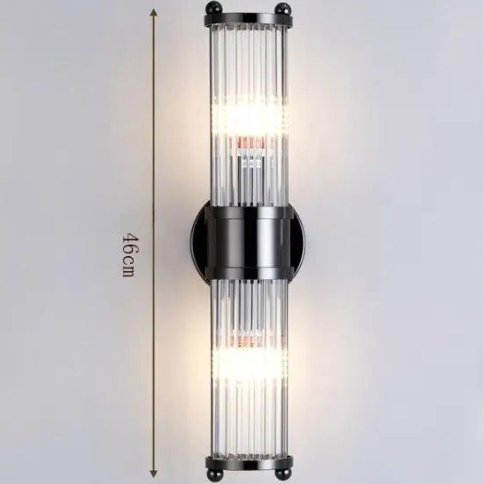Applique à Tableau et Miroir Led Chromée et Cristal