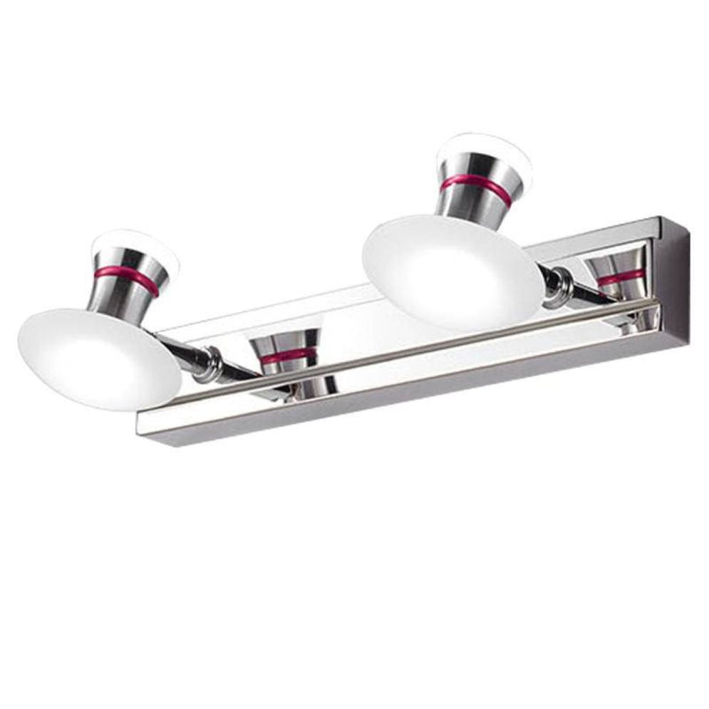 Applique Chromée Miroir Salle de Bain (2 ou 3 Lampes) - Lumiine