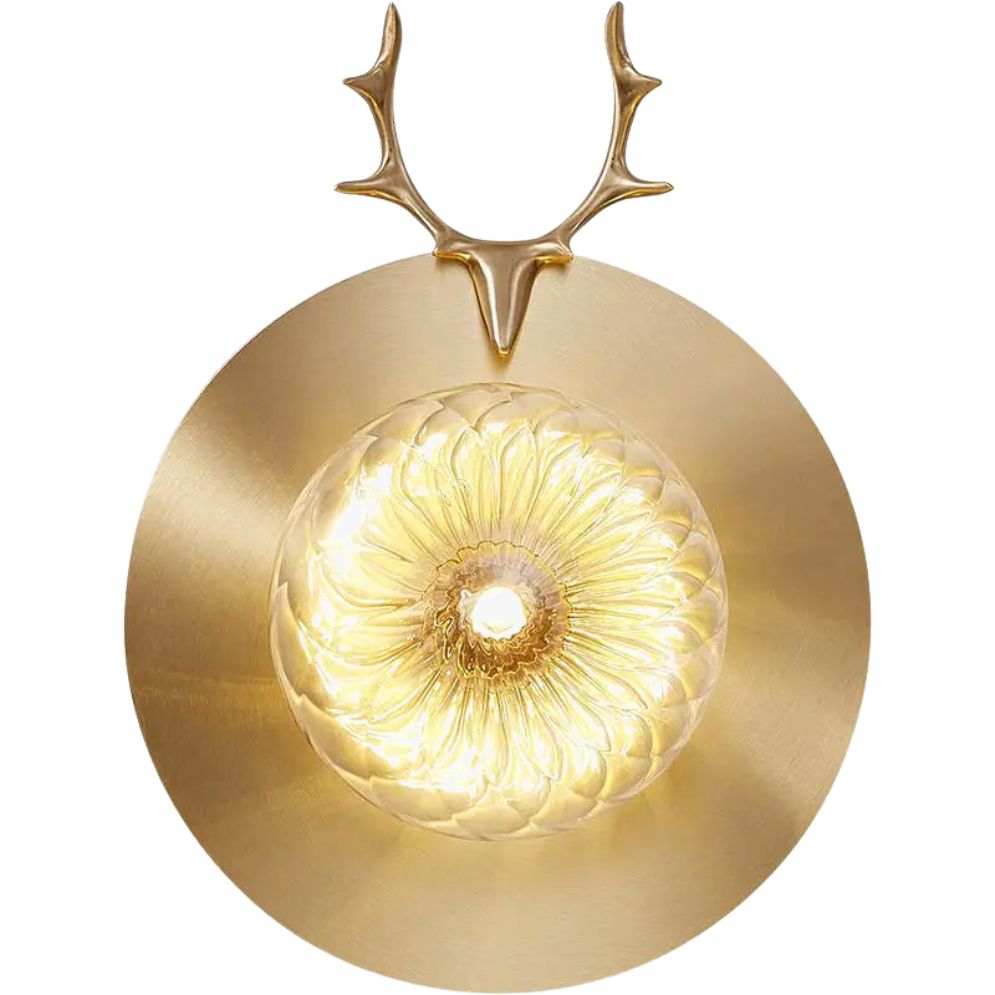 Applique Design Led en Forme de Tête Cerf de Couleur - Lumiine