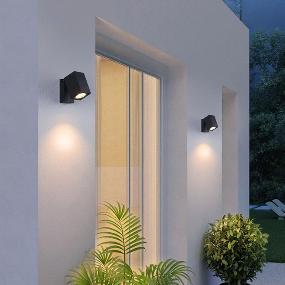 Applique Extérieur Spots Led en Aluminium Cubique - Lumiine