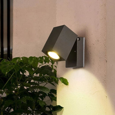 Applique Extérieur Spots Led en Aluminium Cubique