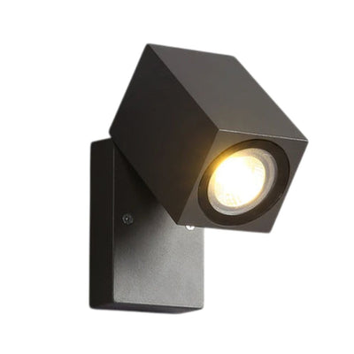 Applique Extérieur Spots Led en Aluminium Cubique - Lumiine