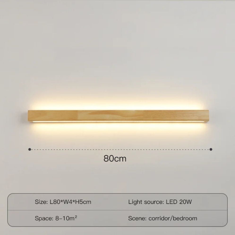Applique Led pour Miroir en Bois Botimi - Lumiine