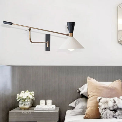 Applique Murale Ajustable Design Led avec Bras en Métal - Lumiine
