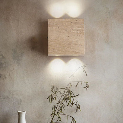 Applique Murale Artistique en Pierre Naturelle pour Luminaires D'ambiance - Lumiine