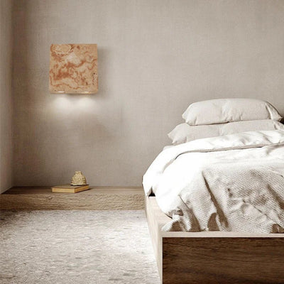 Applique Murale Artistique en Pierre Naturelle pour Luminaires D'ambiance - Lumiine