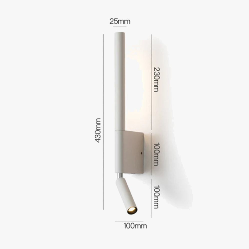 Applique Murale Chambre Rotative 330° Design Moderne - Lumiine