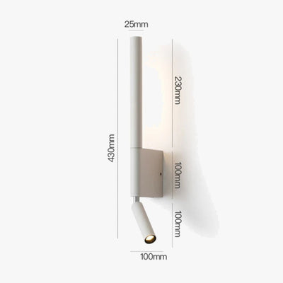 Applique Murale Chambre Rotative 330° Design Moderne - Lumiine