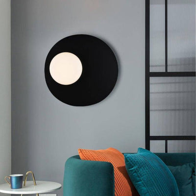 Applique Murale Design Led avec Plusieurs Disques Noirs Loft - Lumiine