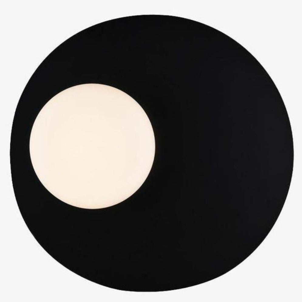 Applique Murale Design Led avec Plusieurs Disques Noirs Loft - Lumiine