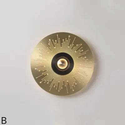 Applique Murale Design Led Plusieurs Disques Doré ou Cuivré - Lumiine
