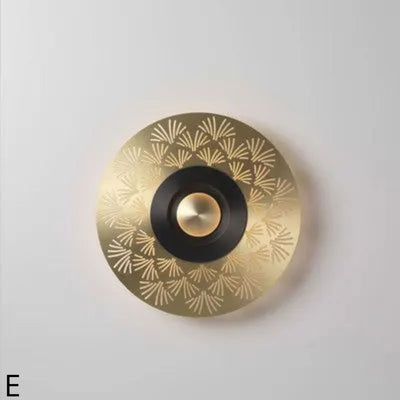 Applique Murale Design Led Plusieurs Disques Doré ou Cuivré - Lumiine
