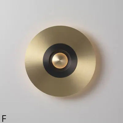 Applique Murale Design Led Plusieurs Disques Doré ou Cuivré - Lumiine
