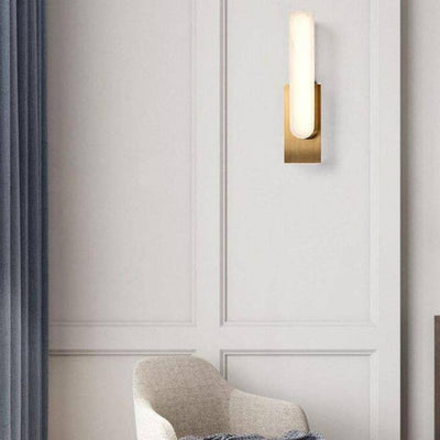 Applique Murale Design LED en Marbre Allongé Luxury - Lumiine