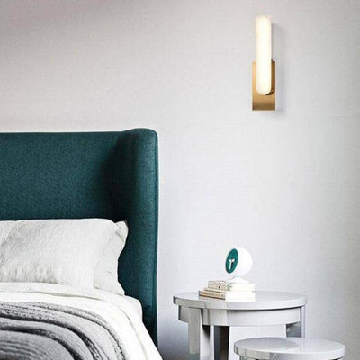 Applique Murale Design LED en Marbre Allongé Luxury - Lumiine