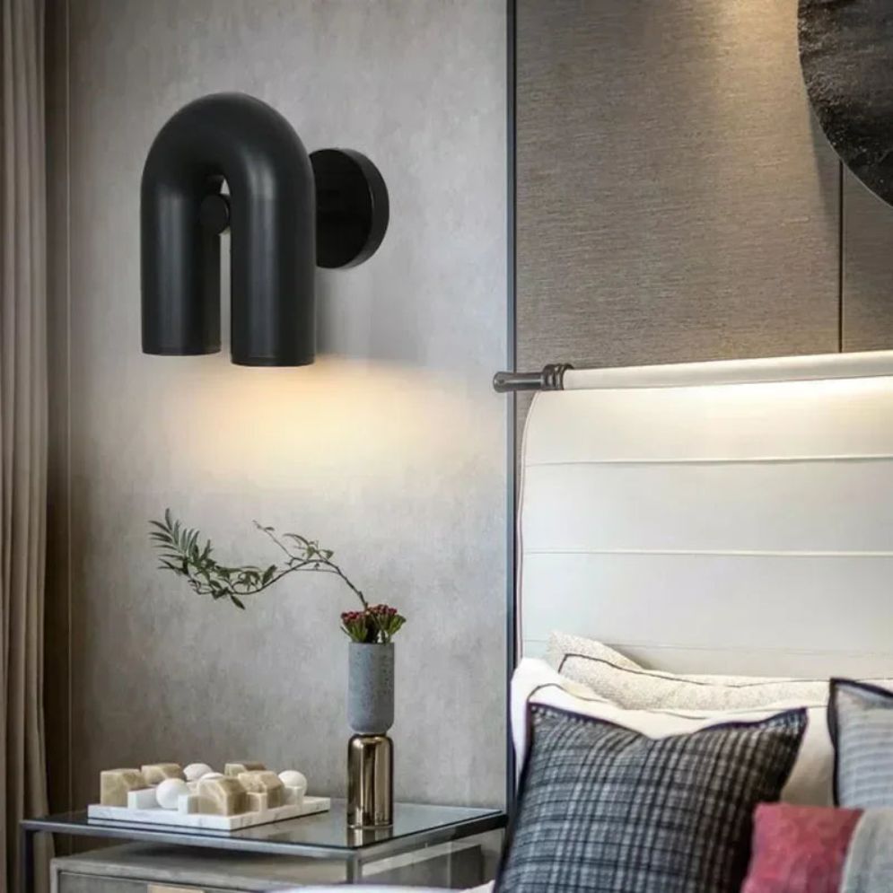 Applique Murale Design Led Minimaliste en Forme de U Sally - Lumiine