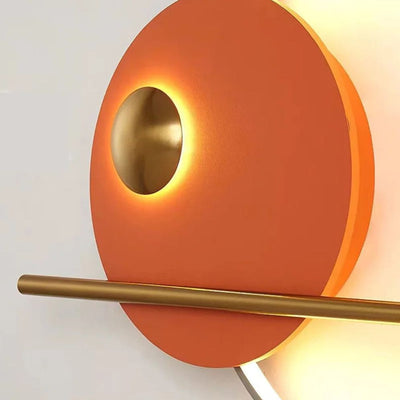 Applique Murale Design Led Ronde avec Anneau Lumineux Globe - Lumiine

