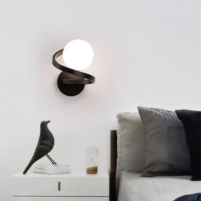 Applique Murale Design Or avec Boule en  Loft - Lumiine
