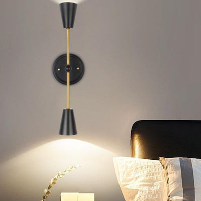 Applique Murale Doré et Noir Rustique Country | Lumiine
