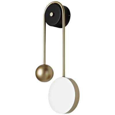 Applique Murale Dorée Deux Boules - Lumiine