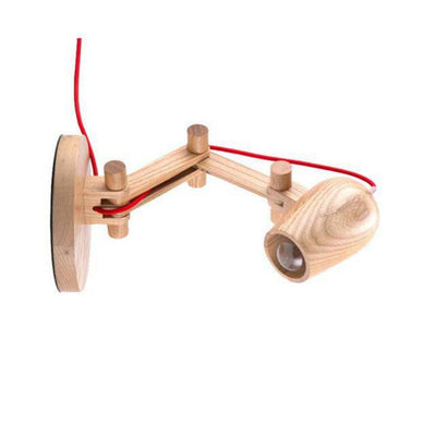 Applique Murale en Bois avec Ampoule Led - Lumiine