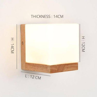 Applique Murale Led Cubique Simple - Lumiine