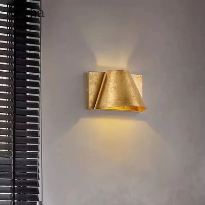 Applique Murale Led Dorée pour Miroir Rétro - Lumiine
